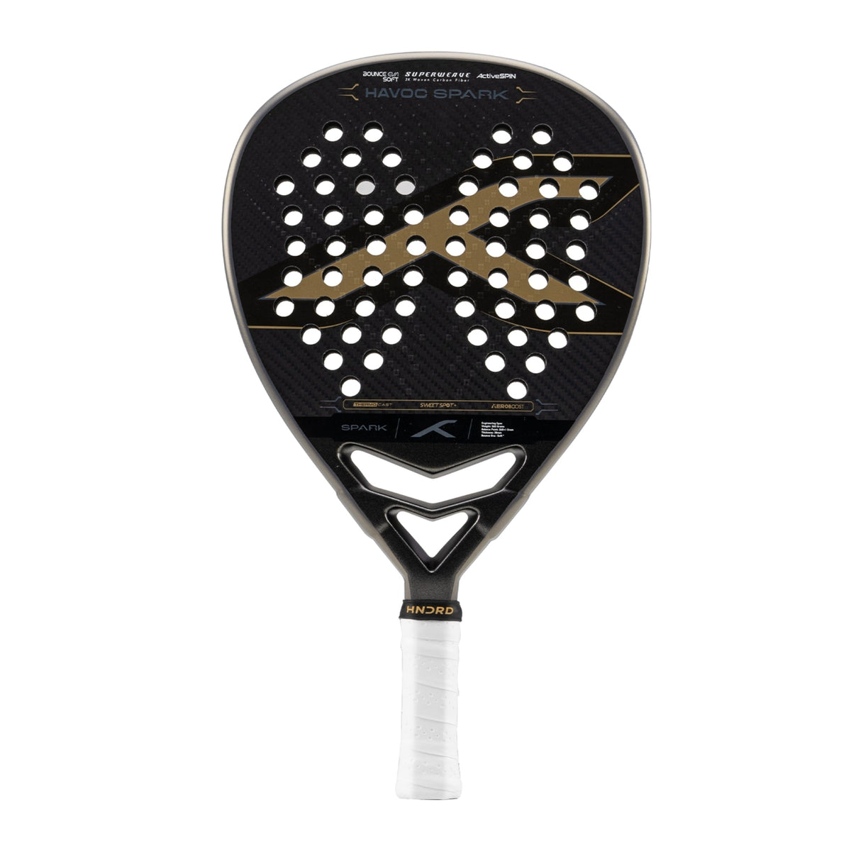 Hundred Padel Racket Havoc Spark - Dark Grey