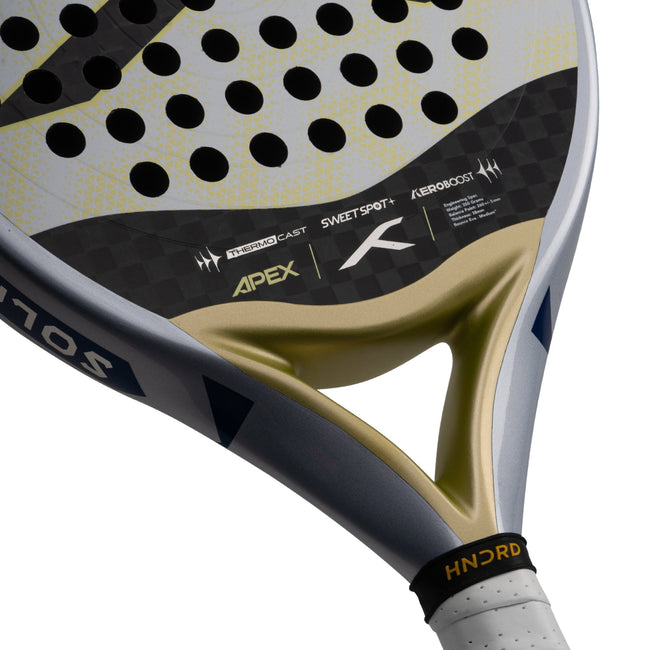 Hundred Padel Racket Solara Apex - White/Gold