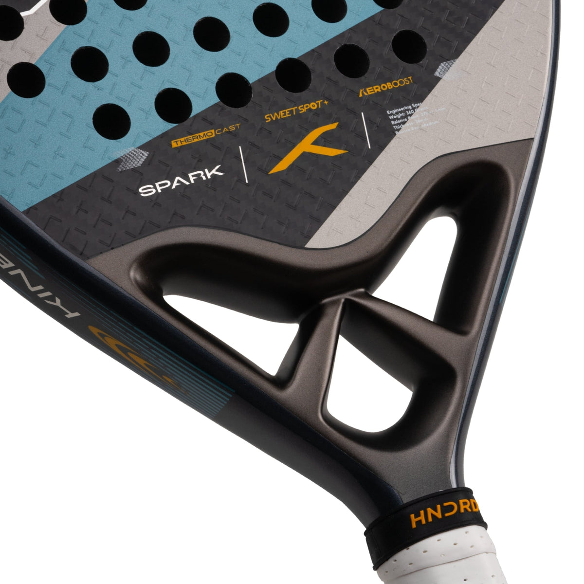 Hundred Padel Racket Kinetic Spark - Blue/Grey