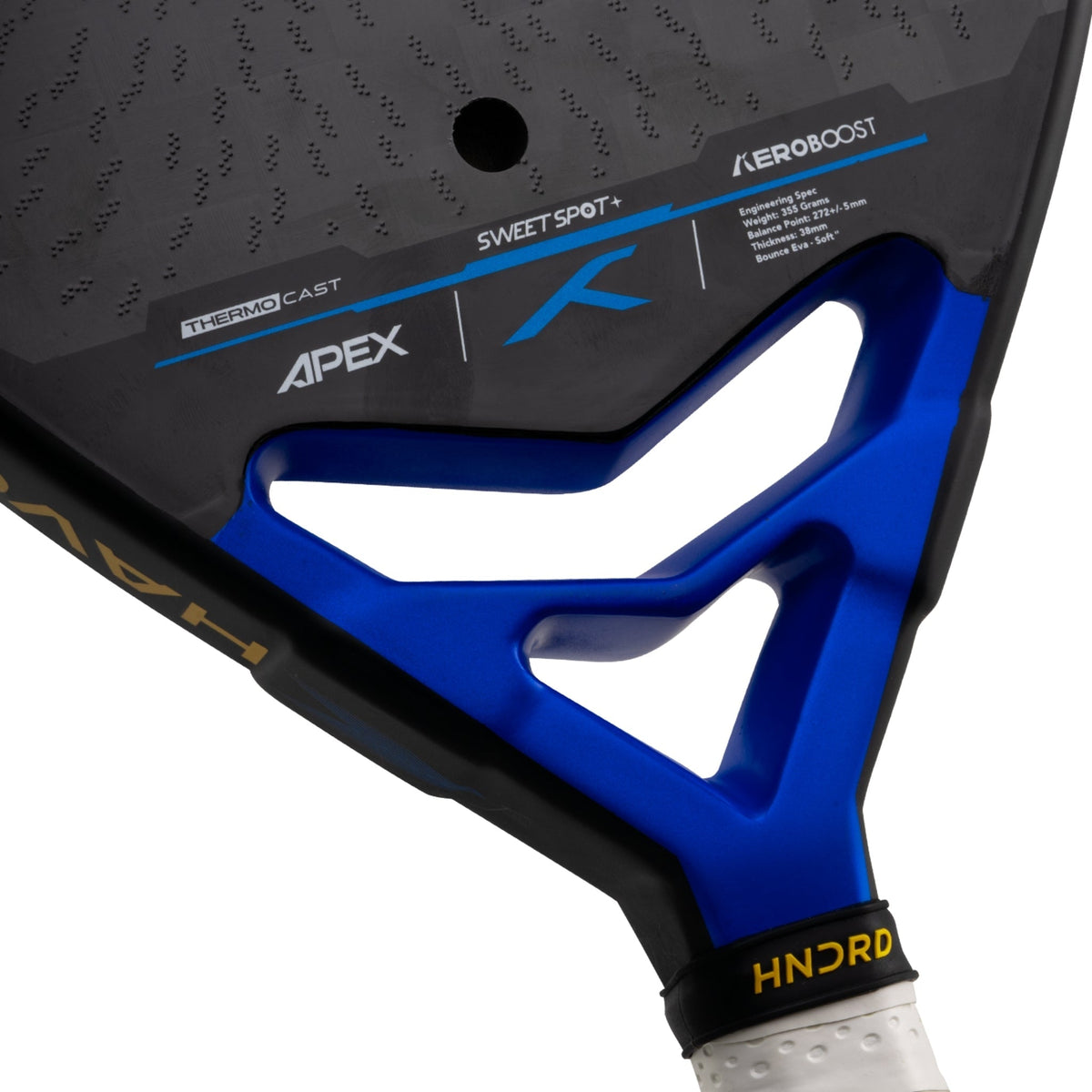 Hundred Padel Racket Havoc Apex Singular - Black