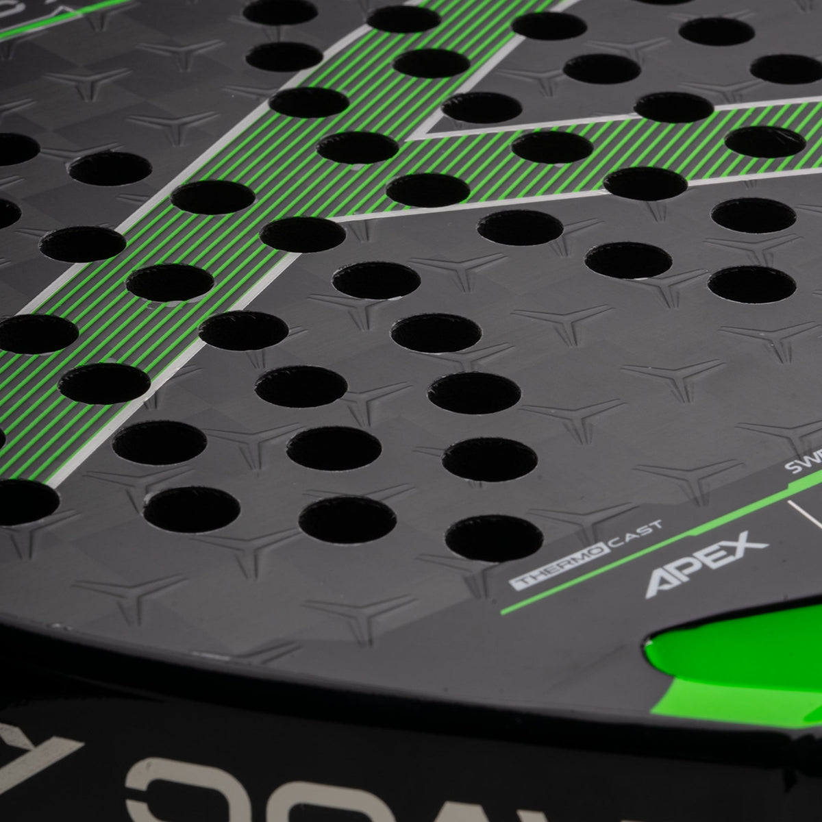 Hundred Padel Racket Havoc Apex - Black/Green