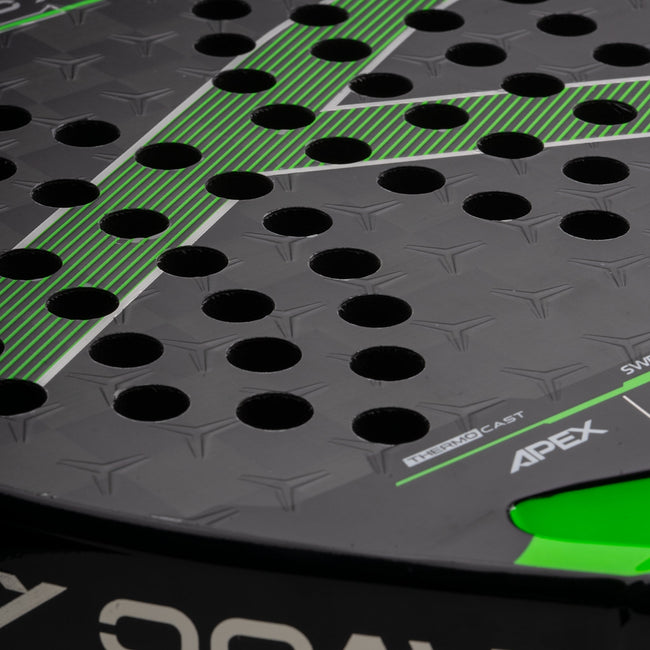 Hundred Padel Racket Havoc Apex - Black/Green