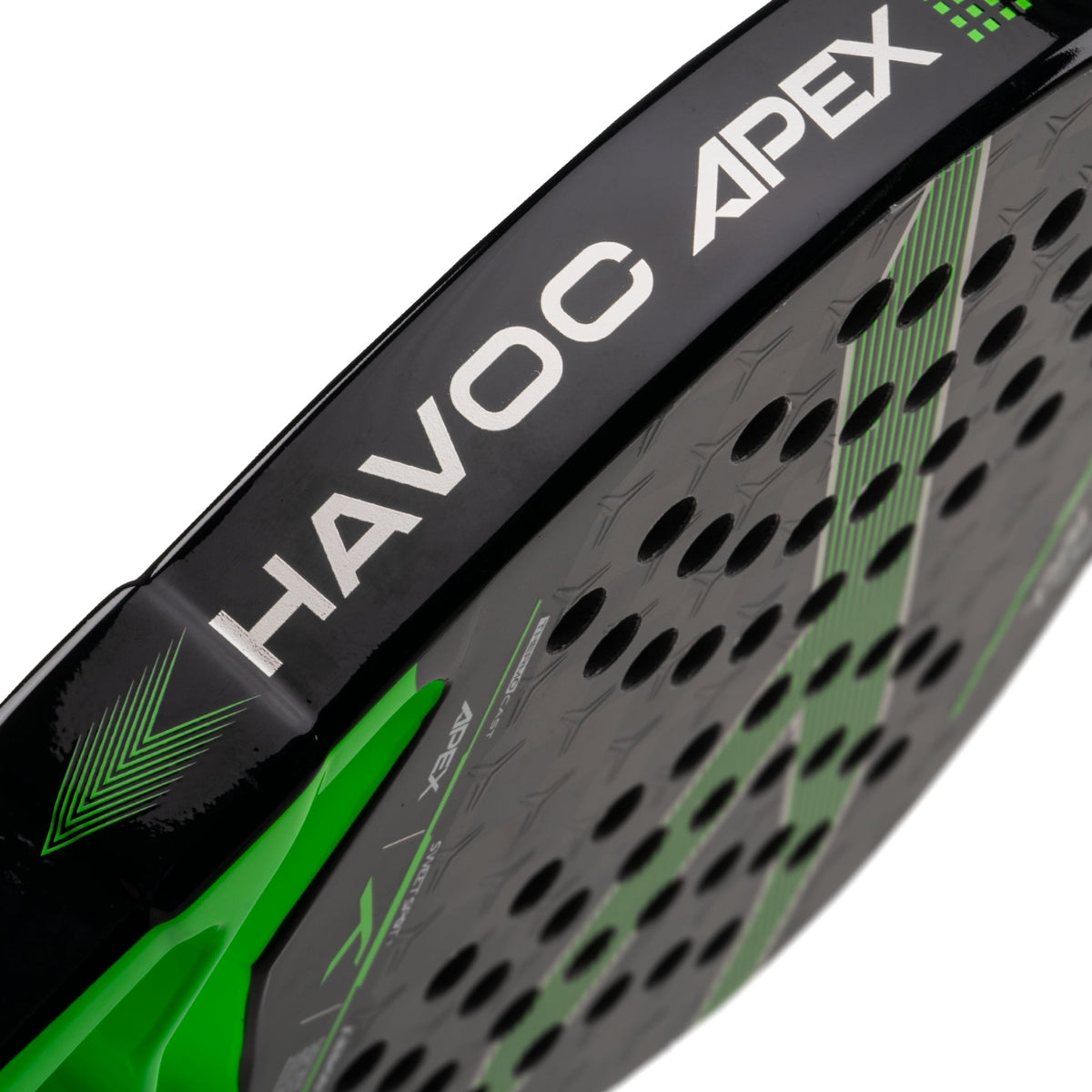 Hundred Padel Racket Havoc Apex - Black/Green