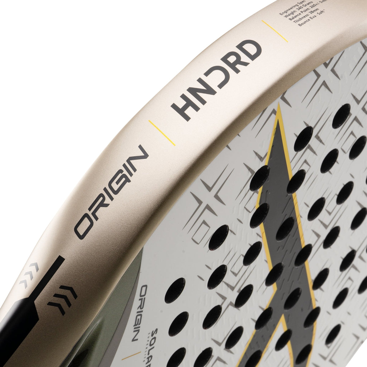 Hundred Padel Racket Solara Origin Superlite - White